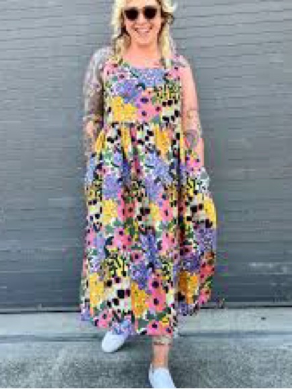 Nooworks Naomi Dress in People I’ve Loved Print - 5X